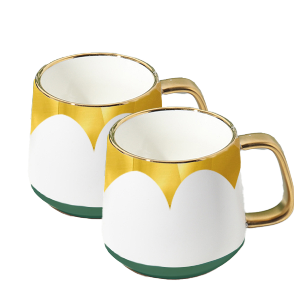 2 Pcs Ceramic Coffee Cup