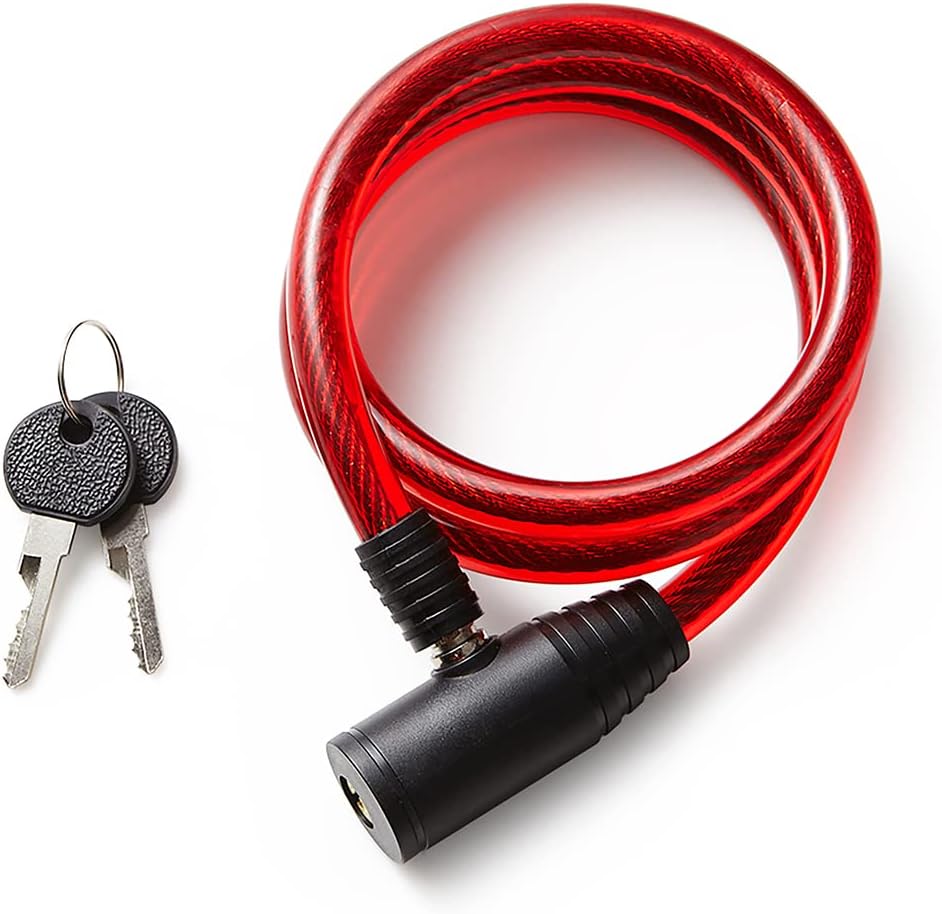 Anchi Anti-Theft Safety Bike Cable Locks With 2 Keys